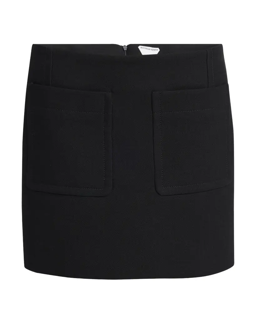 Bottega Veneta Front-Pockets Mini Pencil Skirt