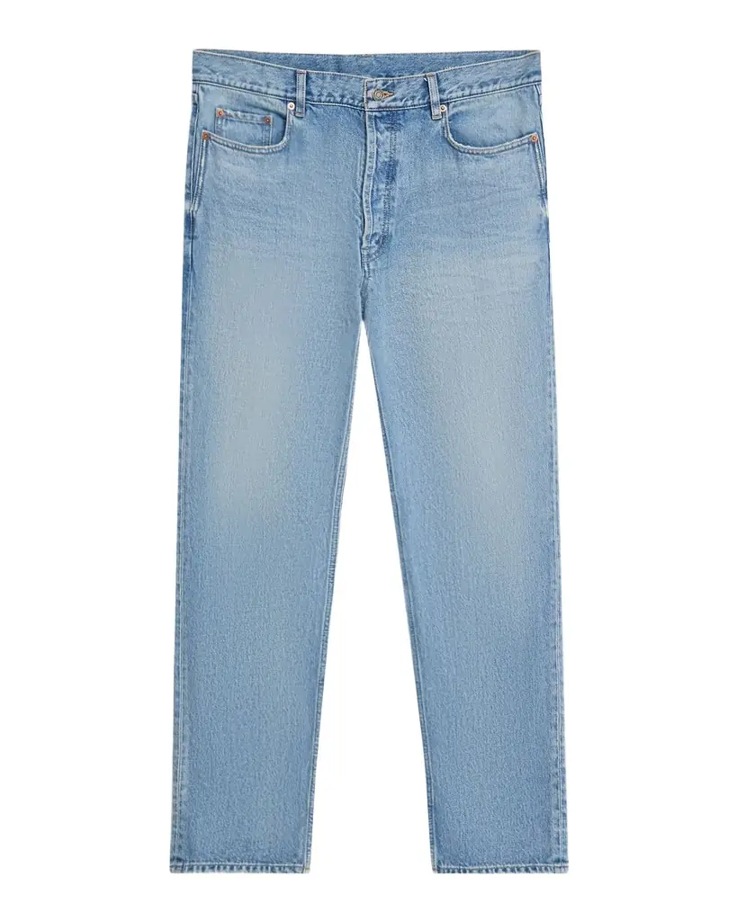 Saint Laurent Men 's Faded Jeans