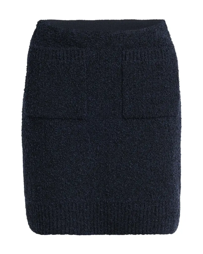 Bottega Veneta Front-Pockets Boucle Mini Skirt