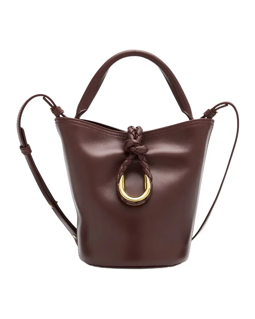 Bottega Veneta Liberta Mini Leather Bucket Bag