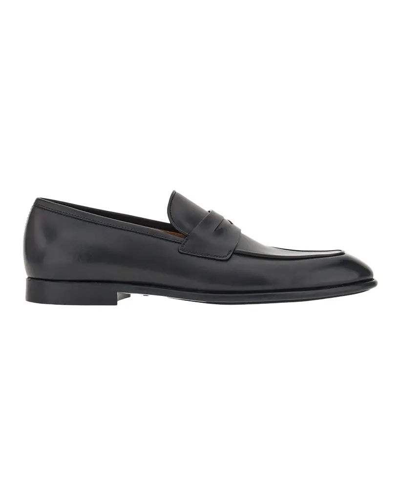 Ferragamo Men 's Funes Leather Penny Loafers