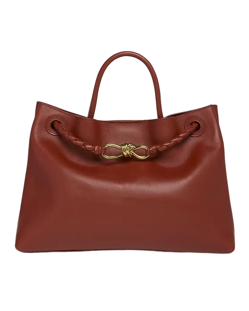 Bottega Veneta Medium Andiamo Leather Shoulder Bag