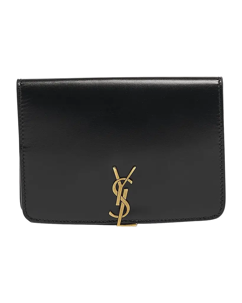 Saint Laurent YSL Passport Holder in Calfskin
