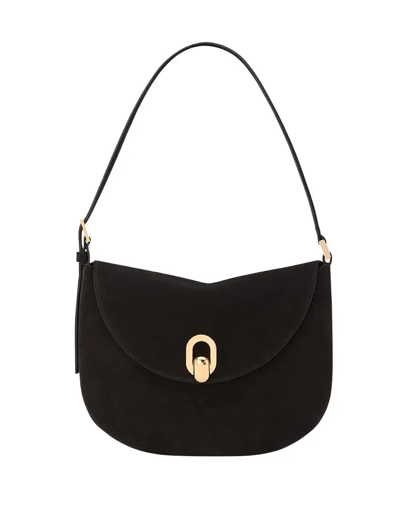 Savette The Tondo Suede Hobo Bag