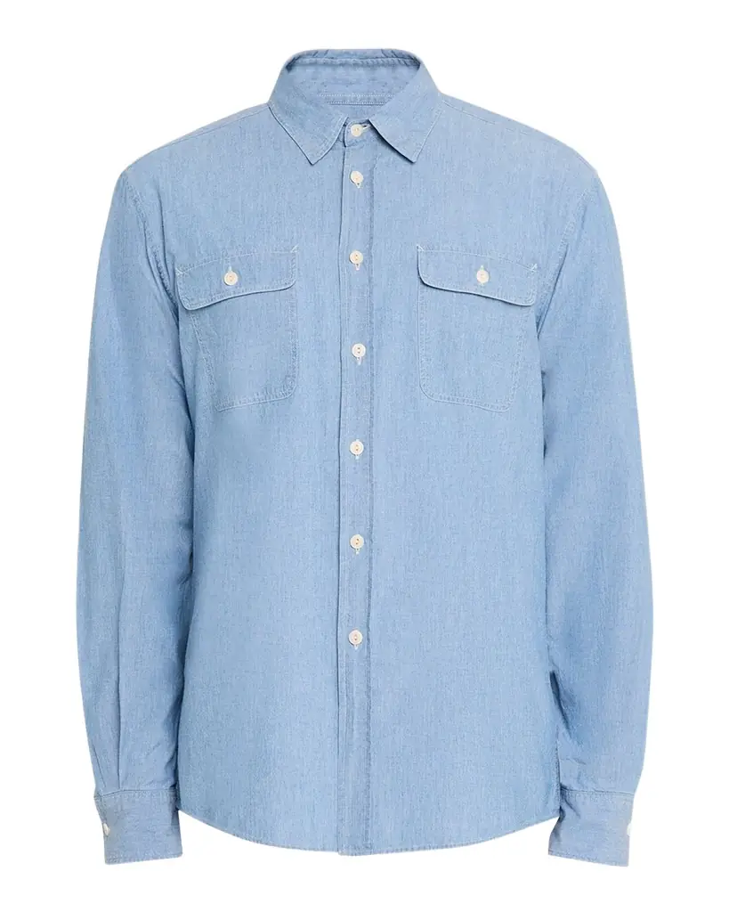 Ralph Lauren Purple Label Washed Chambray Shirt