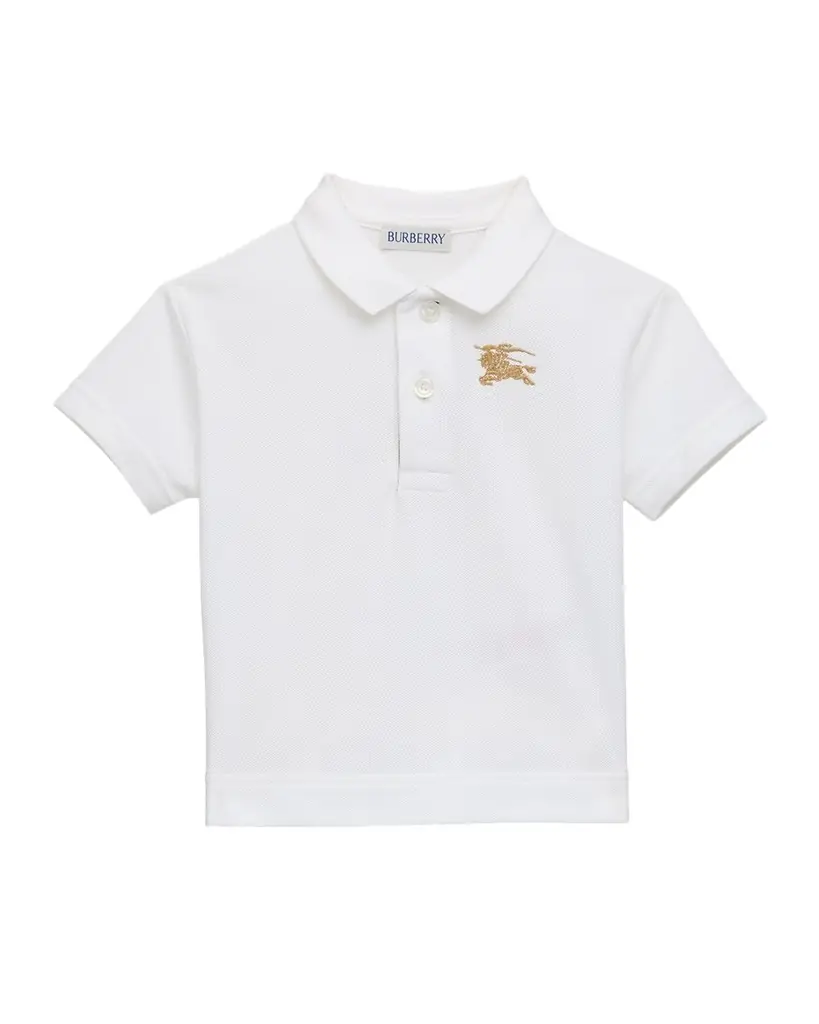 Burberry Boy 's Johane Cotton Pique EKD Polo Shirt