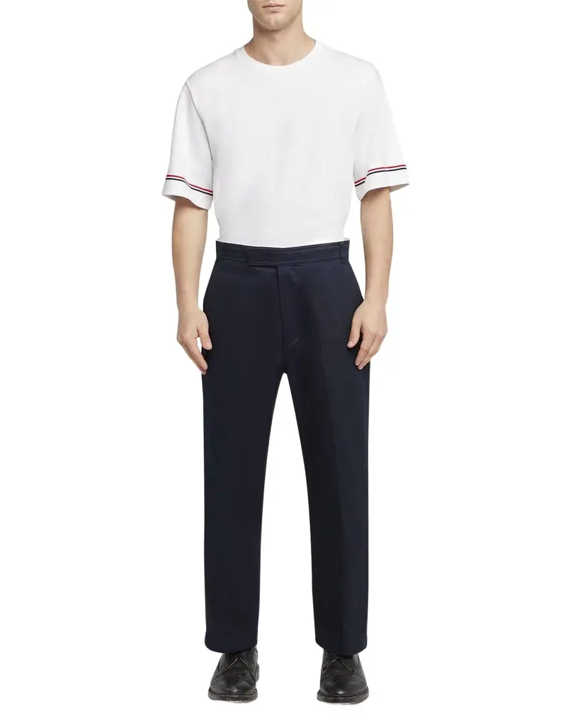 Thom Browne Men 's Garment-Dyed Chino Pants