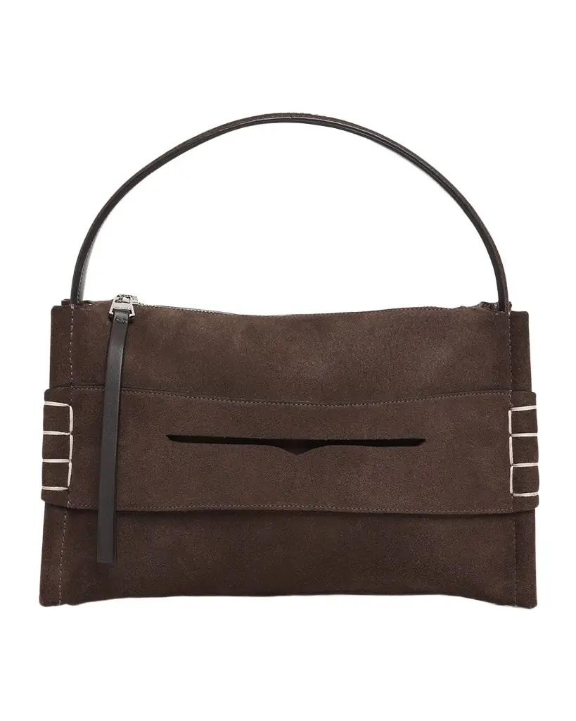 JW Anderson Loafer Suede Crossbody Bag