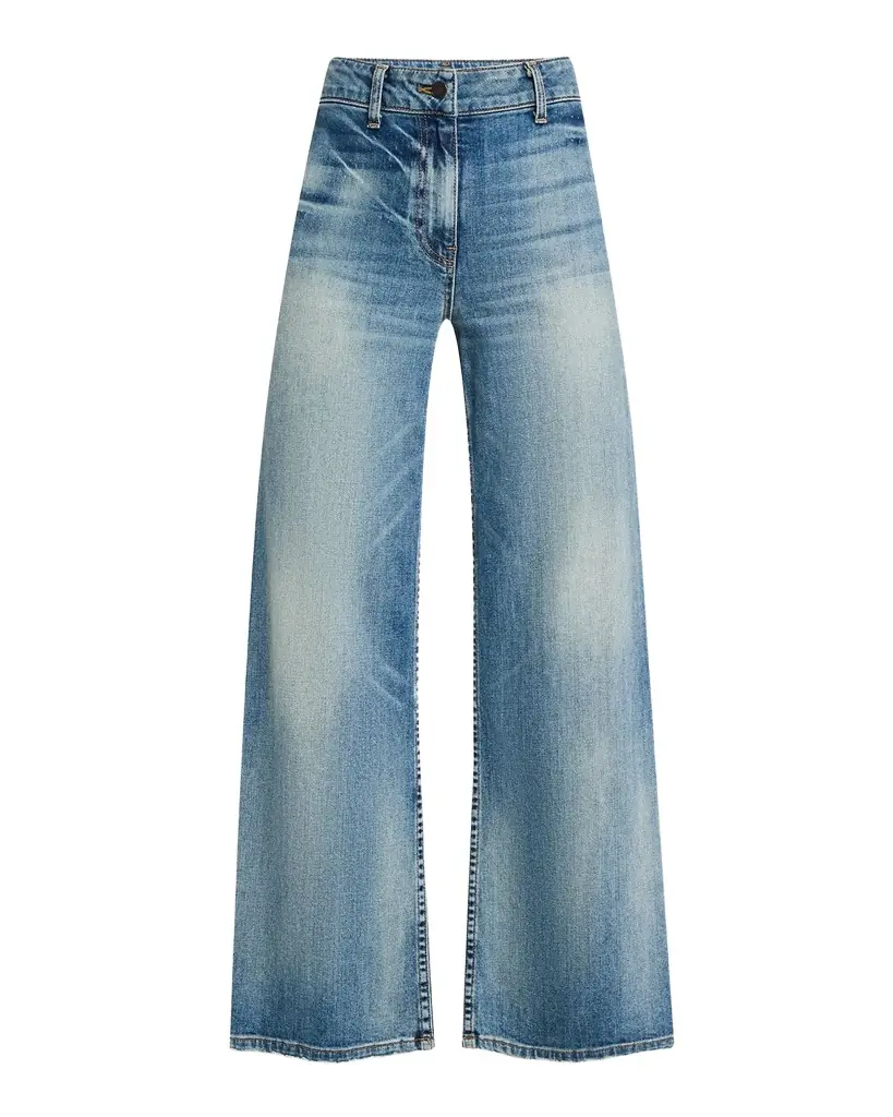 Nili Lotan Megan Wide-Leg Jeans