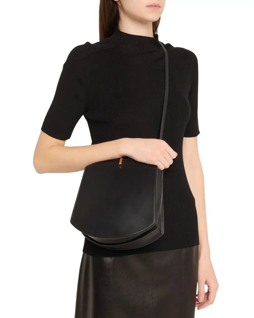 Savette The Florence Calf Leather Crossbody Bag