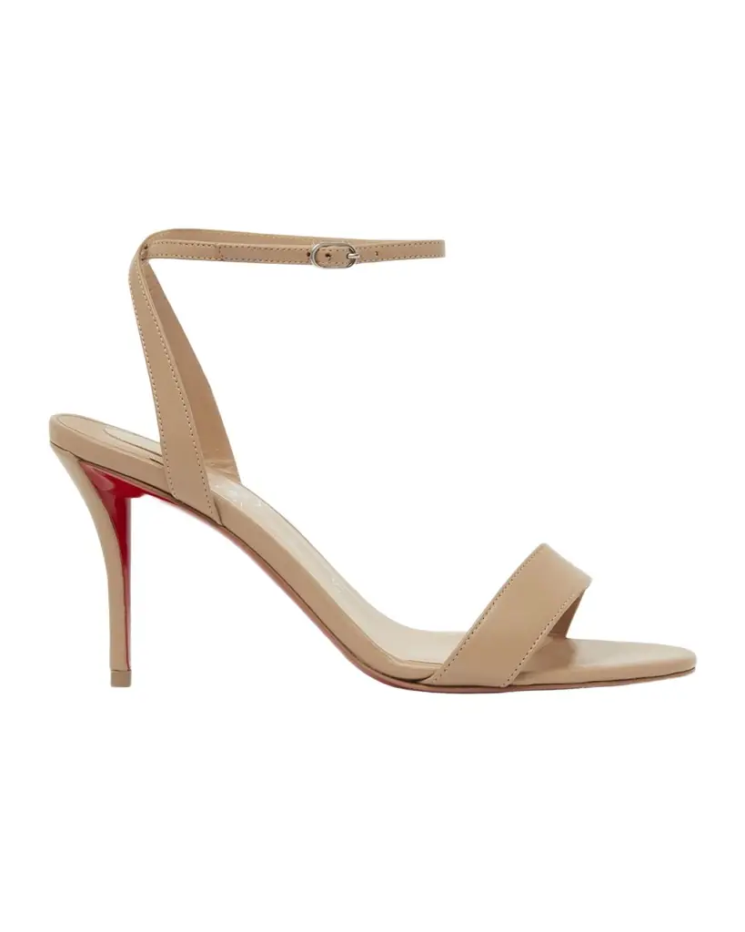 Christian Louboutin 80mm Miss Z Leather Sandals