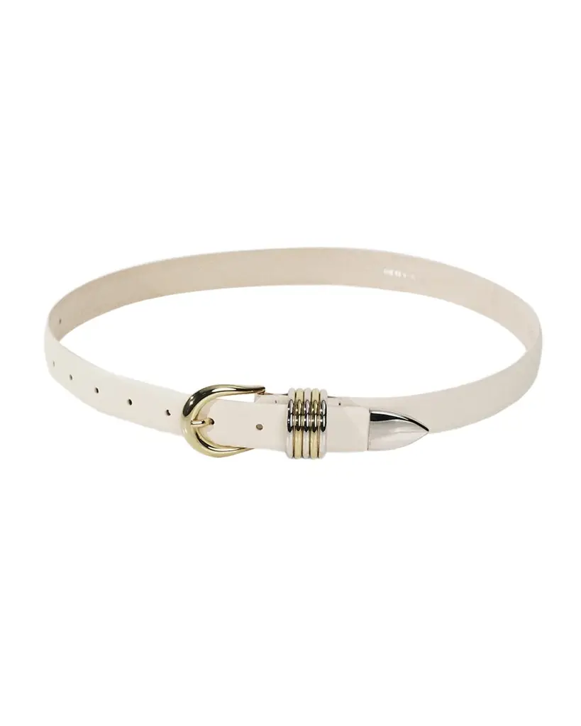 Dehanche Hollyhock Mix Metal Leather Belt