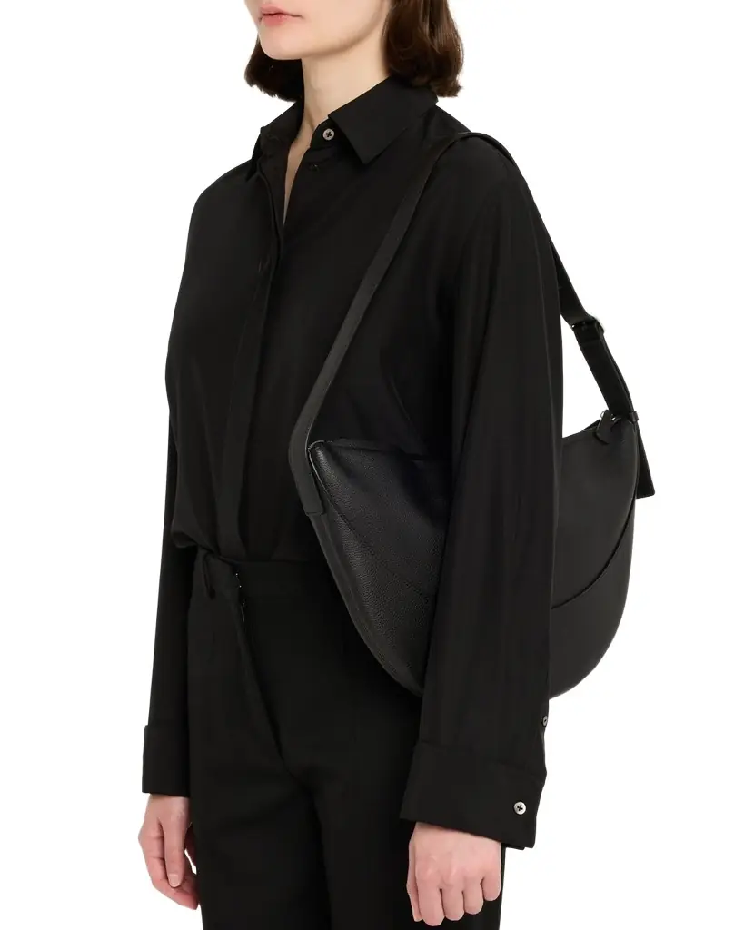 THE ROW Jouve Shoulder Bag in Grain Leather