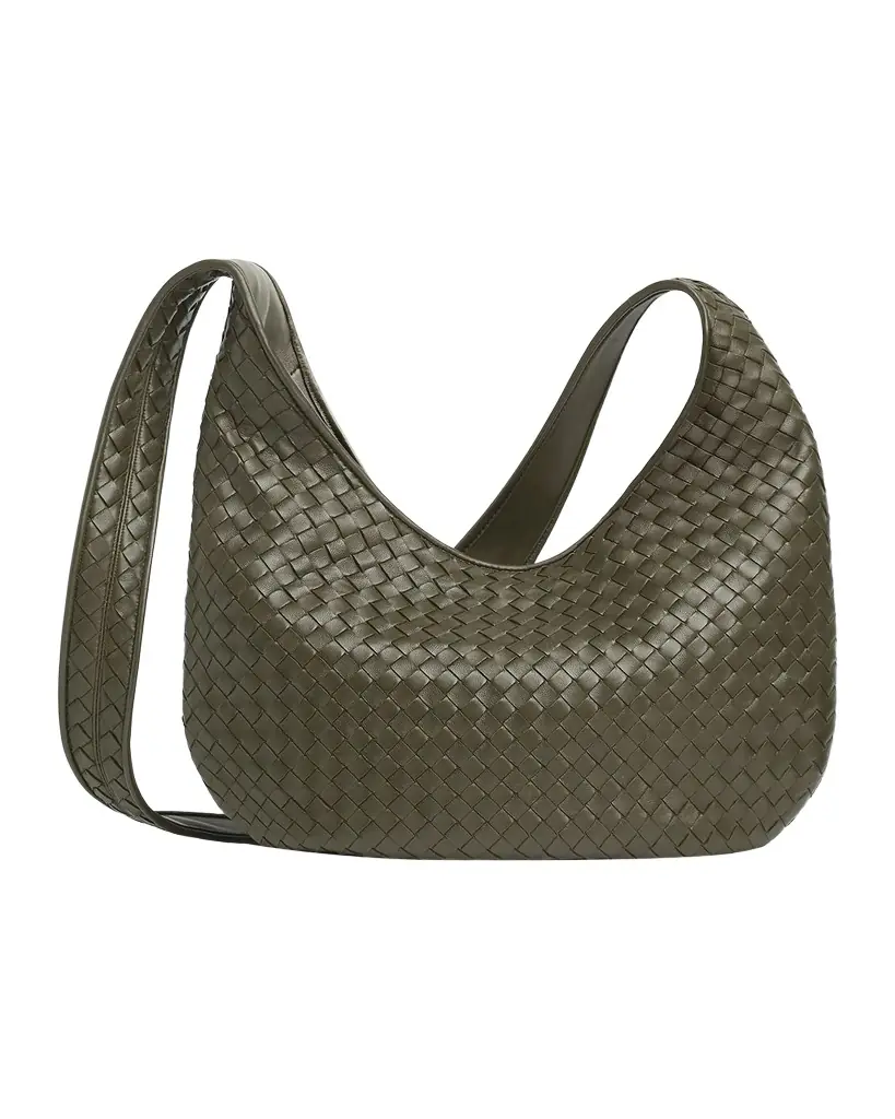 Bottega Veneta Veneto Intrecciato Leather Crossbody Bag