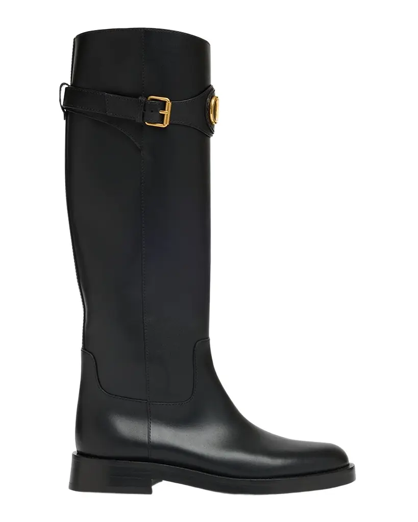 Valentino Garavani VLogo Signature Leather Boots