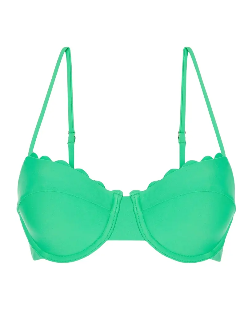Ramy Brook Leyla Scallop Bikini Top