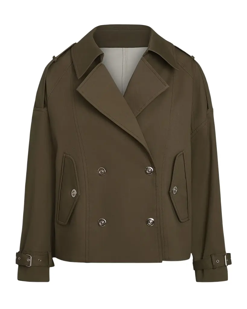TWP Bogie Short Trench Coat