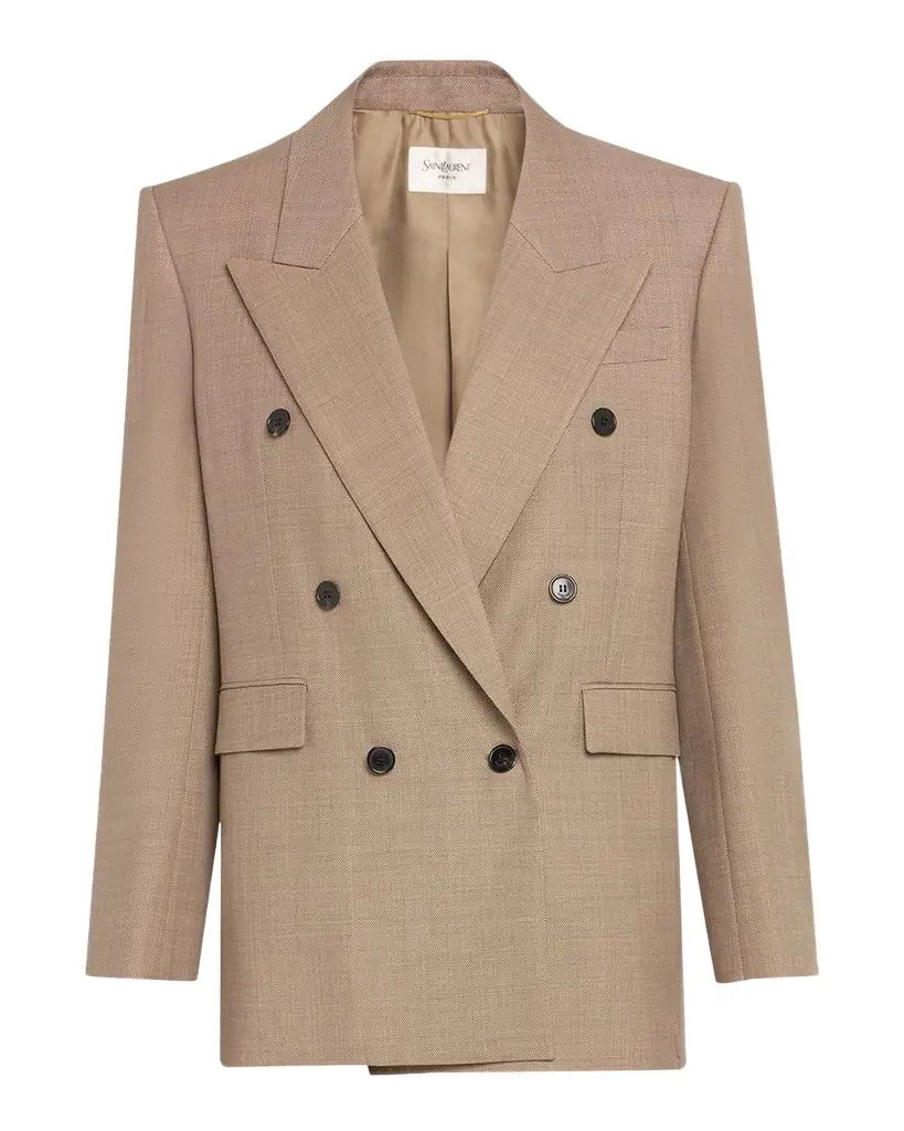 Saint Laurent Double-Breasted Blazer