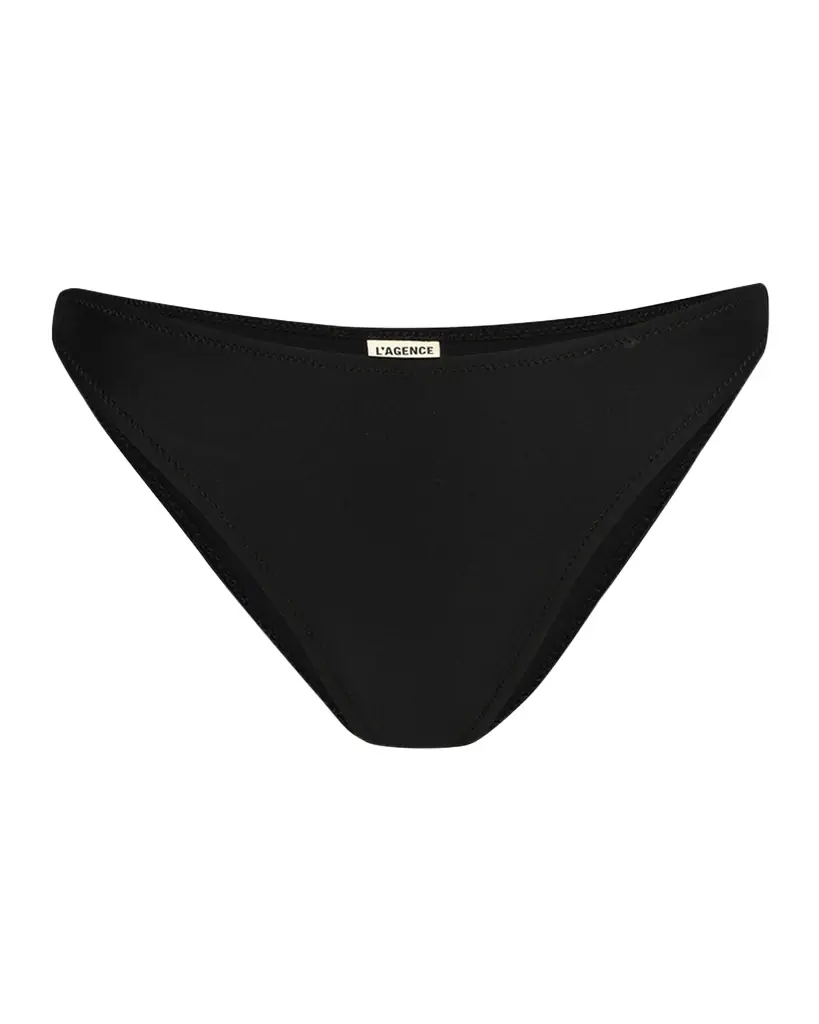 L 'Agence Jean Solid Scoop Bikini Bottoms