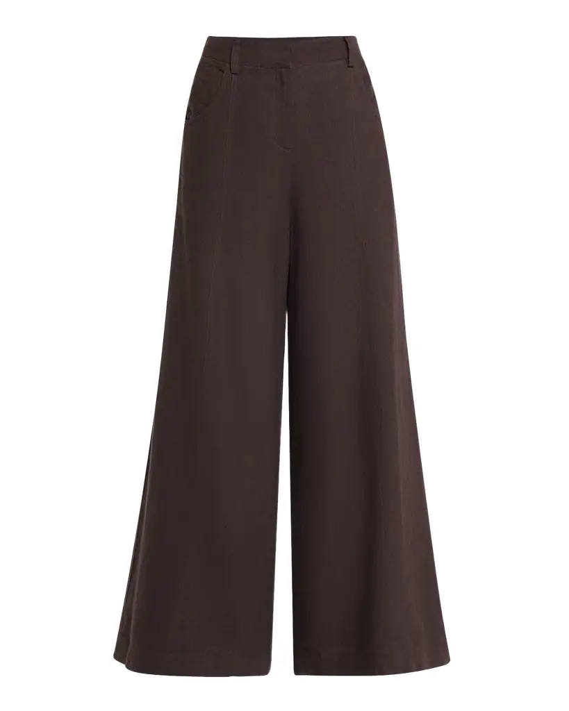 TWP Dees Wide-Leg Linen Trousers