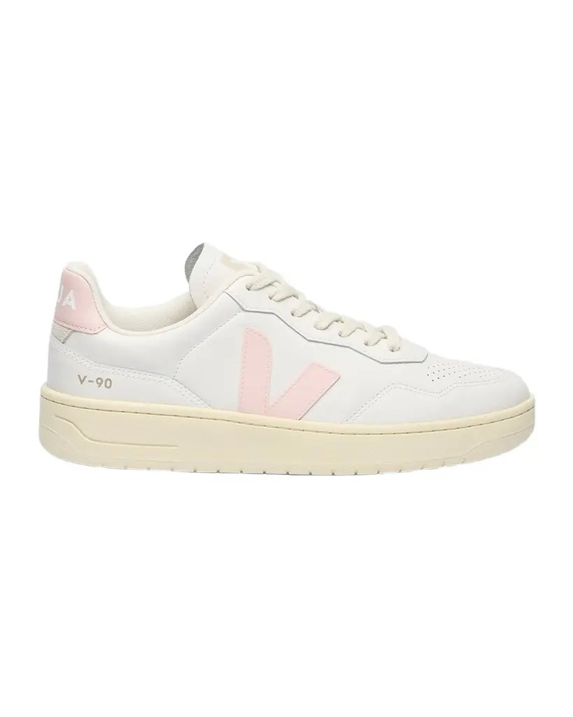 VEJA V-90 Bicolor Low-Top Sneakers