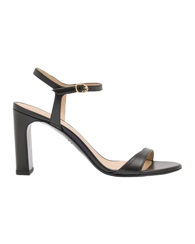 Stuart Weitzman Babette Leather Ankle-Strap Sandals