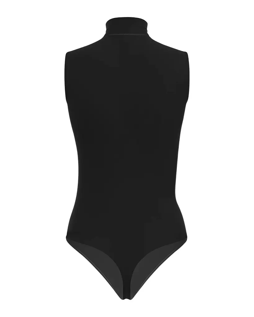 Wolford Sleeveless Mock-Neck String Bodysuit