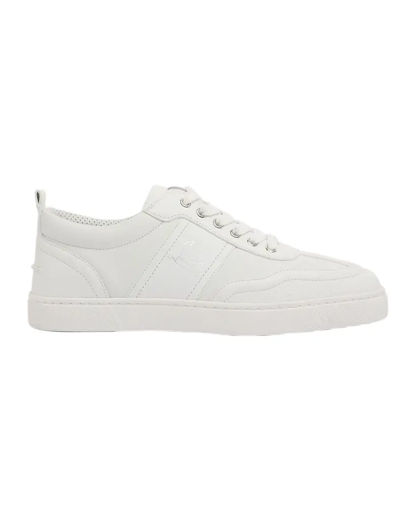 Christian Louboutin Men 's Retero Grained Leather Low-Top Sneakers