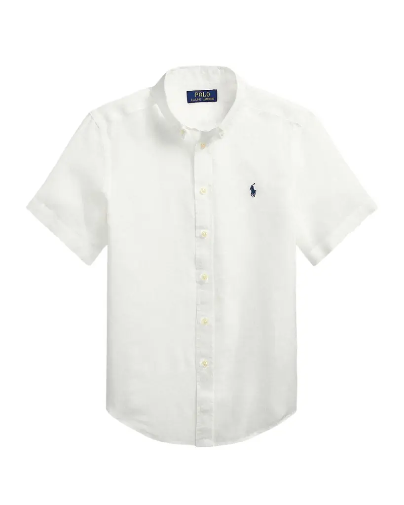 Polo Ralph Lauren Little Boy 's & Boy 's Linen Short-Sleeve Shirt