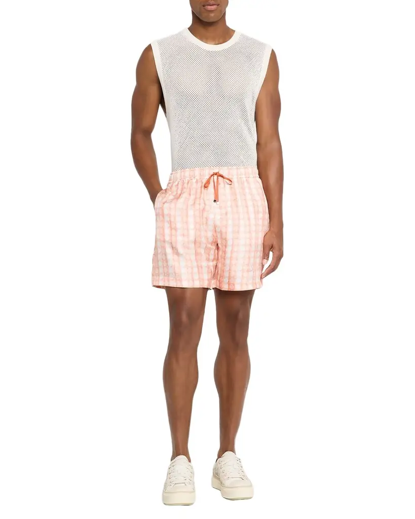 Amiri Men 's Silk MA Quad Bowling Shorts