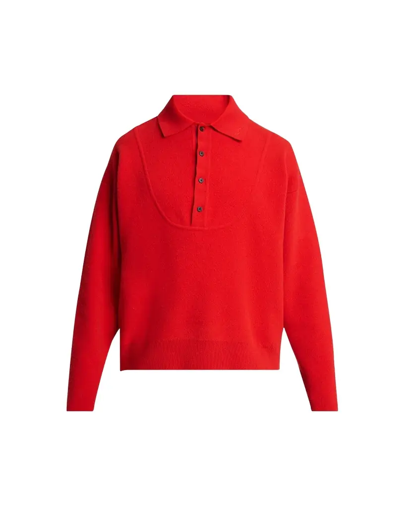 Jacquemus Men 's Doppio Wool and Nylon Cardigan