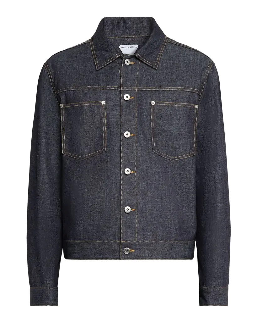Bottega Veneta Men 's Indigo Denim Jacket
