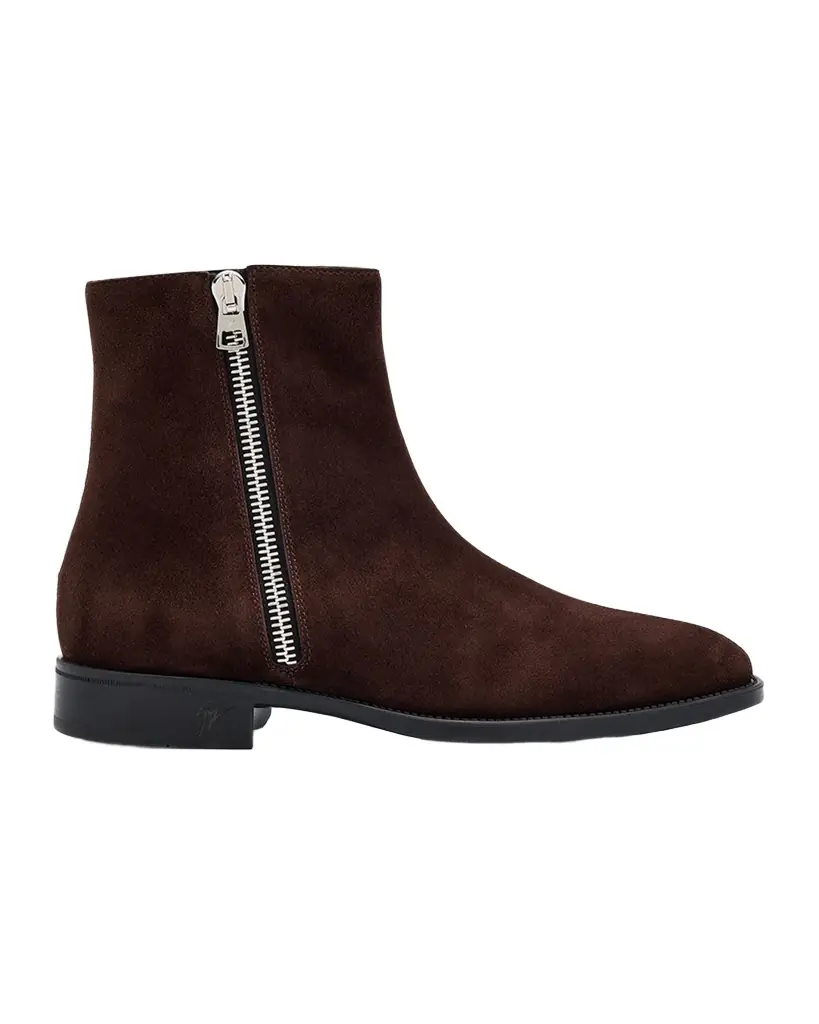 Giuseppe Zanotti Men 's Sorrento Suede Ankle Boots