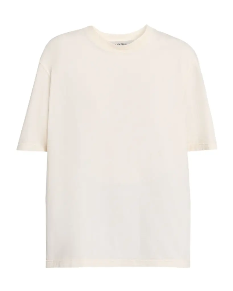 Golden Goose Reverse Logo Cotton Crewneck T-Shirt