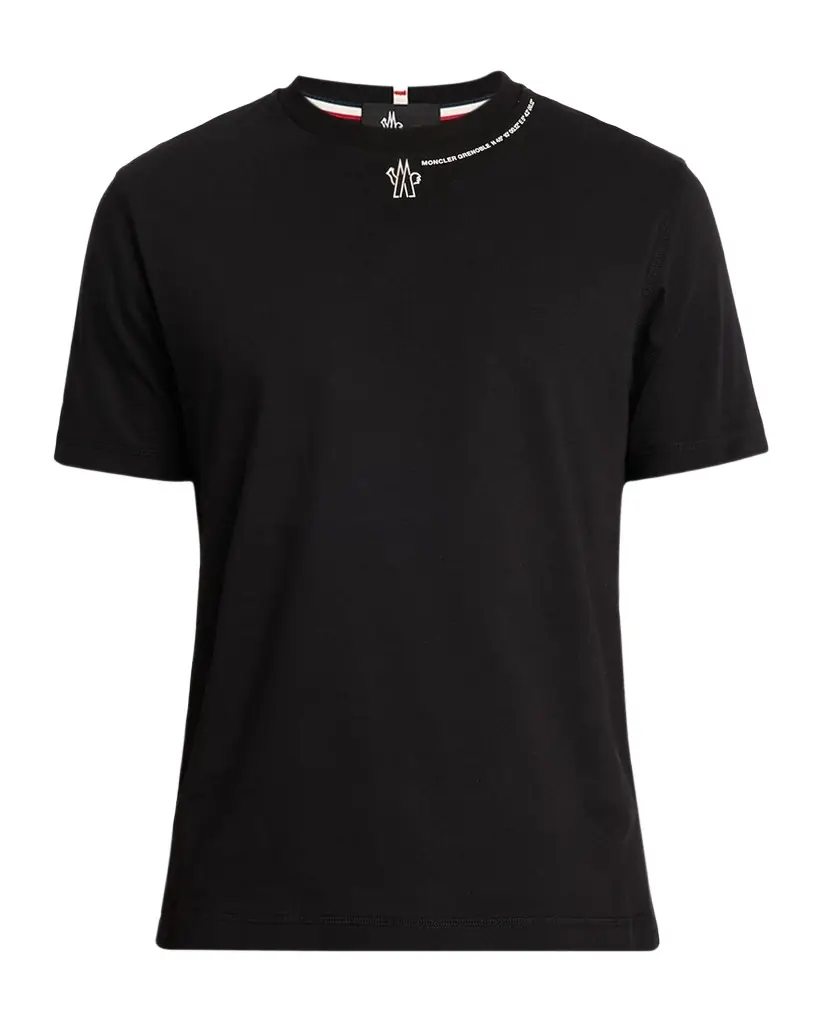 Moncler Grenoble Men 's Cotton Logo Crewneck T-Shirt