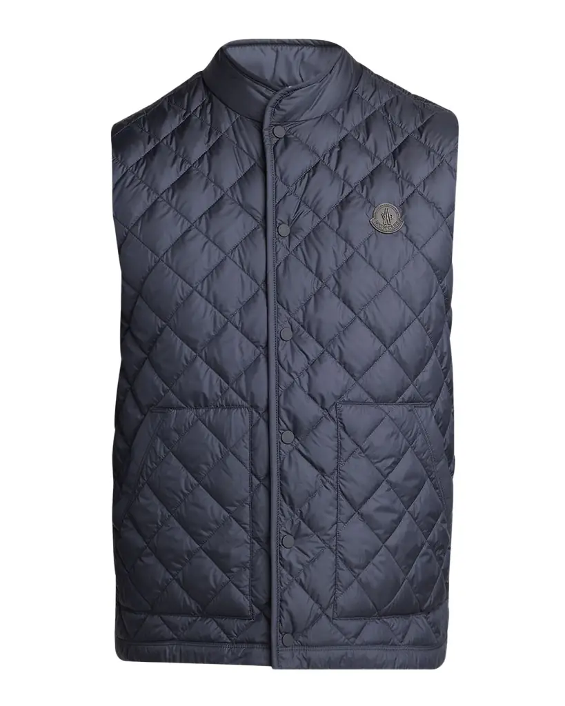 Moncler Men 's Lycope Down Quilted Vest