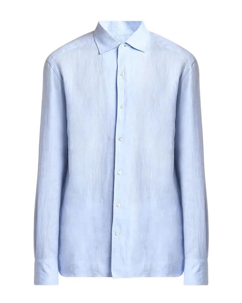 ZEGNA Men 's Oasi Lino Casual Button-Down Shirt