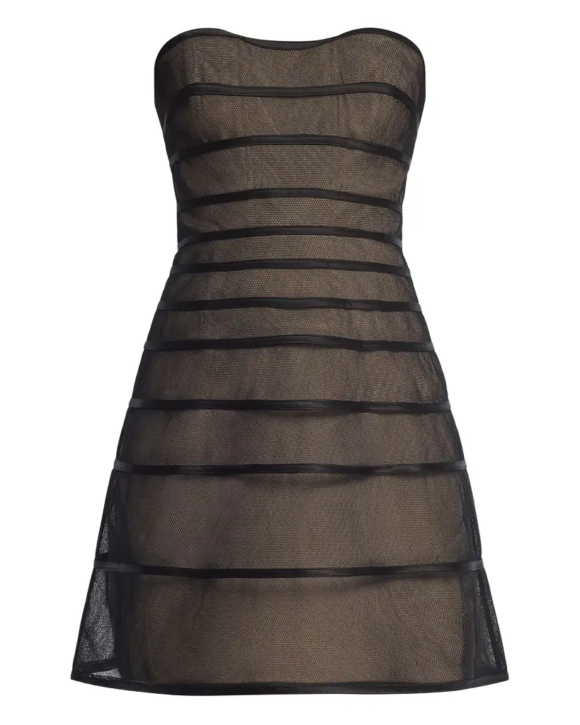 BCBGMAXAZRIA Strapless Fit-&-Flare Mini Dress