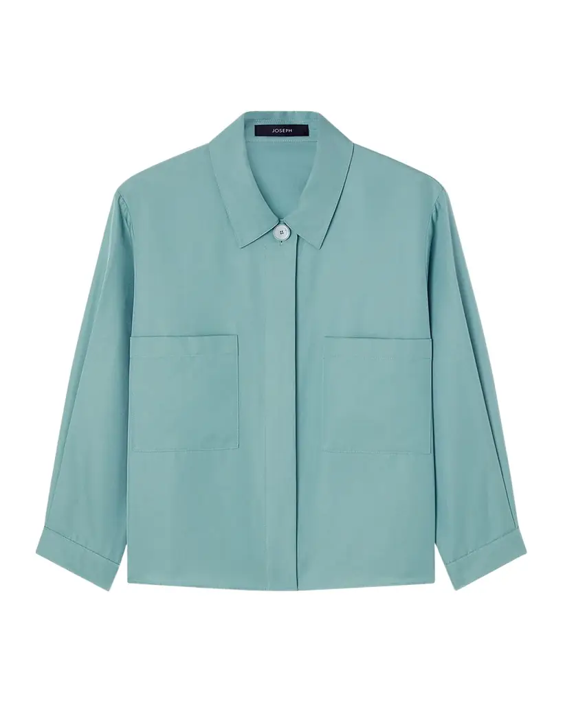 Joseph Satie Boxy Silk-Cotton Shirt