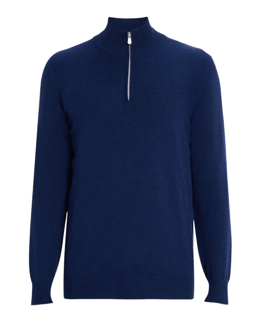 Brunello Cucinelli Men 's Cashmere Quarter-Zip Sweater