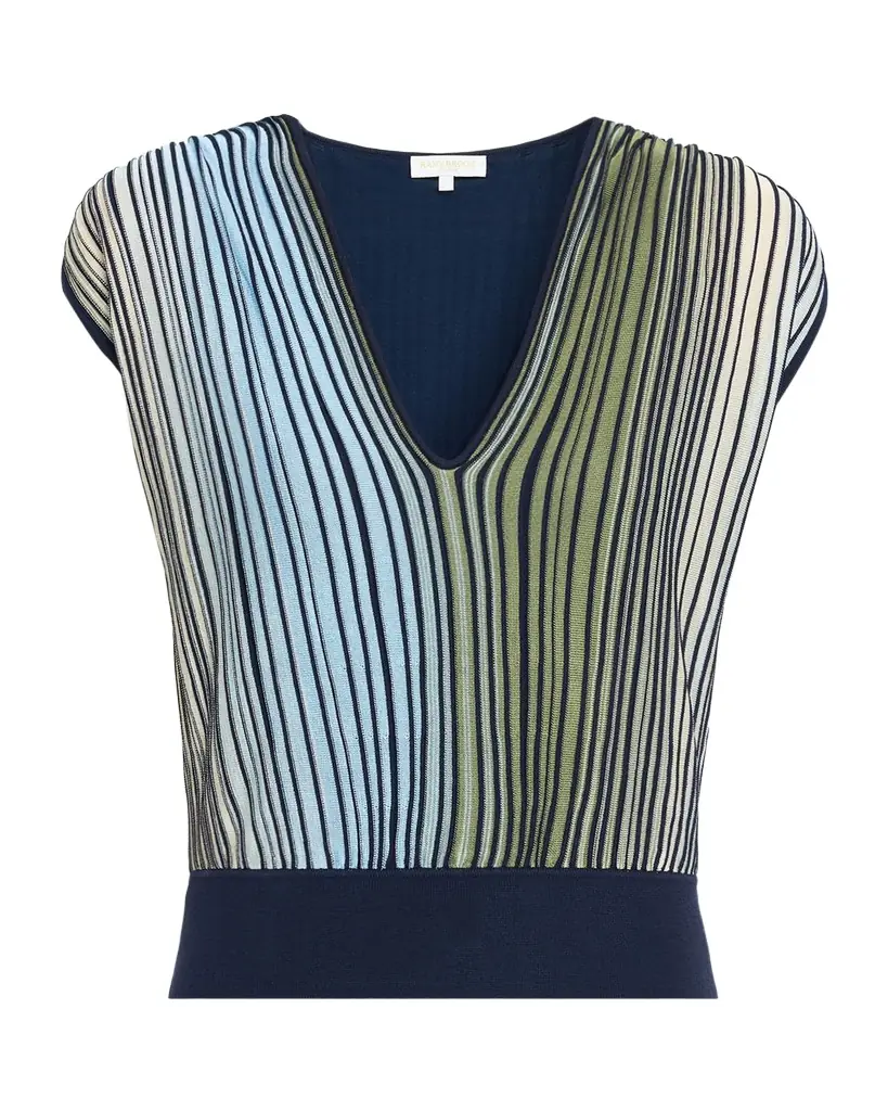 Ramy Brook Vanessa Ombre Striped Top