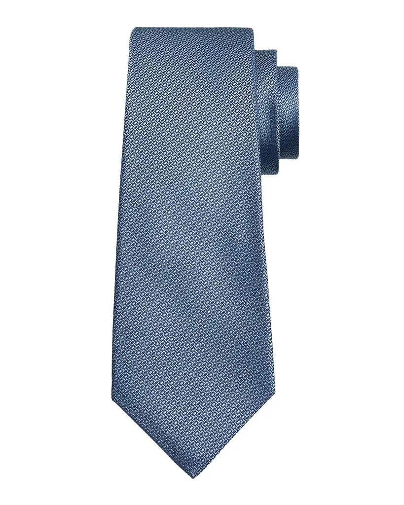 Kiton Men 's Silk Tonal Jacquard Seven-Fold Tie