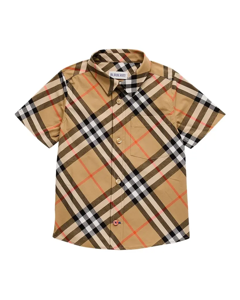 Burberry Boy 's Owen Short-Sleeve Shirt