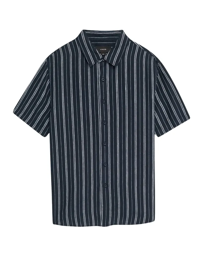 Vince Men 's Classic Striped Sport Shirt