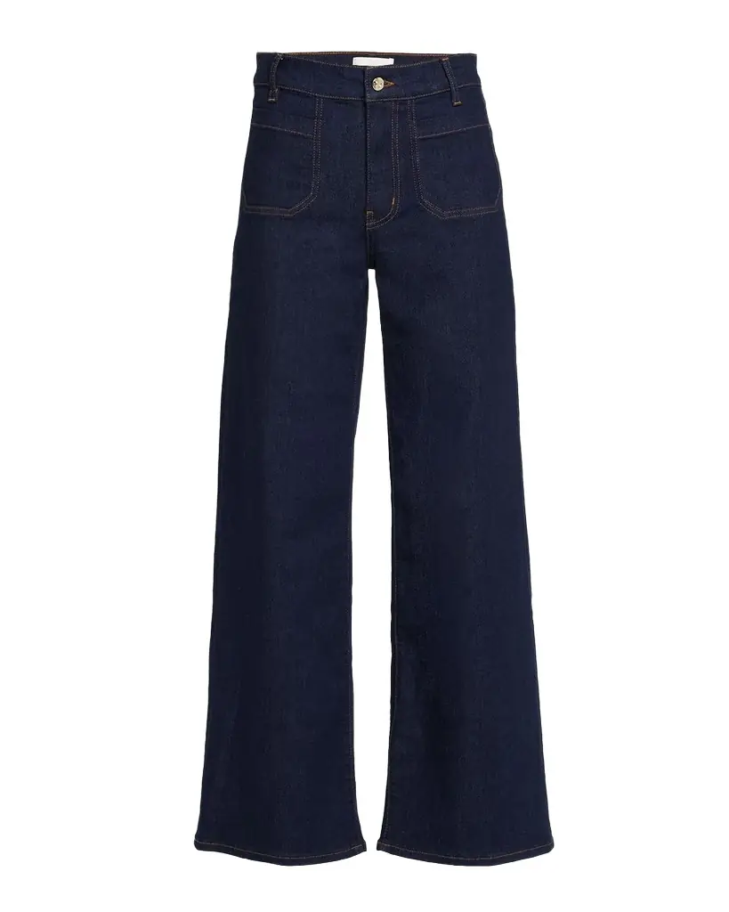 FRAME Le Slim Palazzo Modernist Pocket Jeans