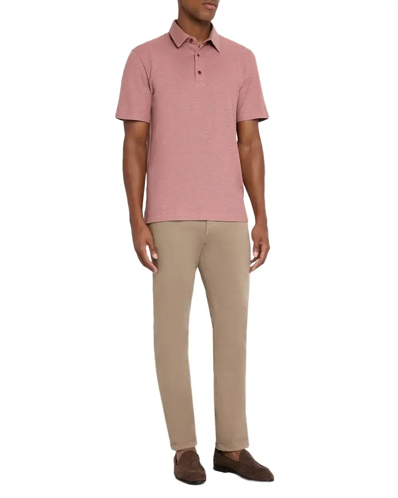 Brioni Men 's Jersey Pique Polo Shirt