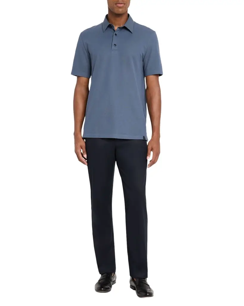 Brioni Men 's Jersey Pique Polo Shirt