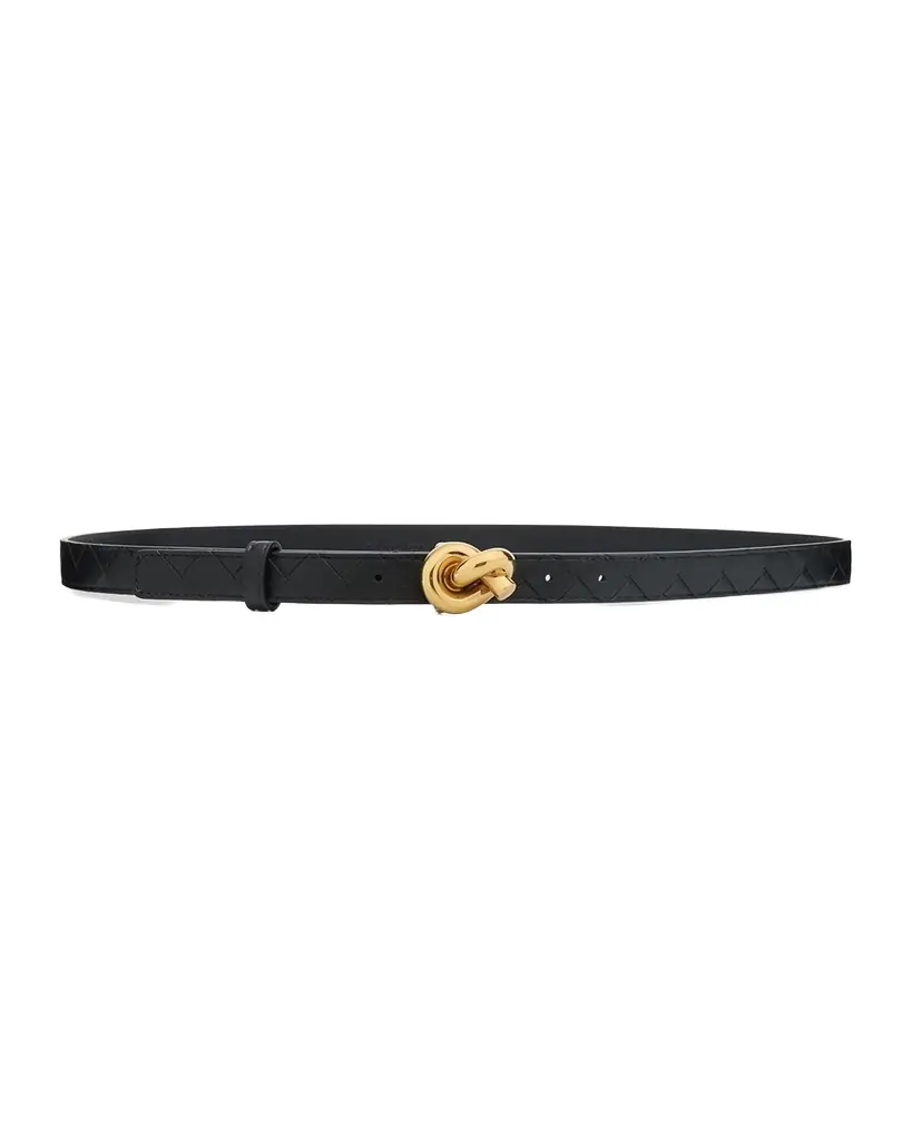 Bottega Veneta Intrecciato Leather Knot Belt