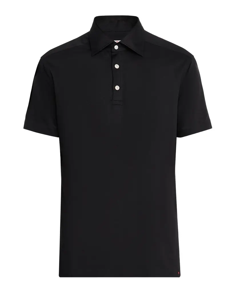 Kiton Men 's Cotton Classic-Fit Polo Shirt