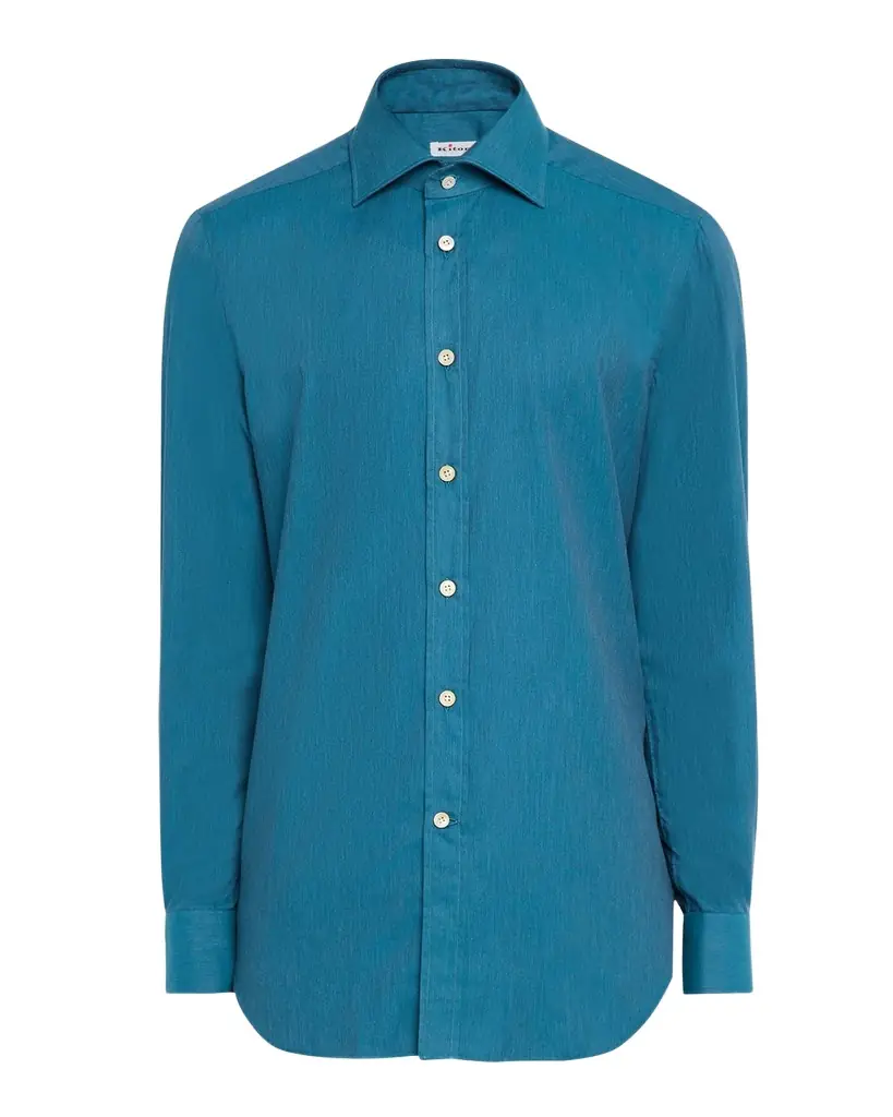 Kiton Men 's Cotton Sport Shirt
